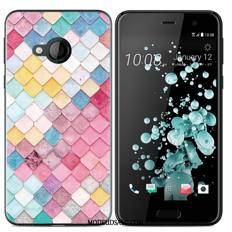 Htc U Play Etui Farve Malet Silikone Blød Cover