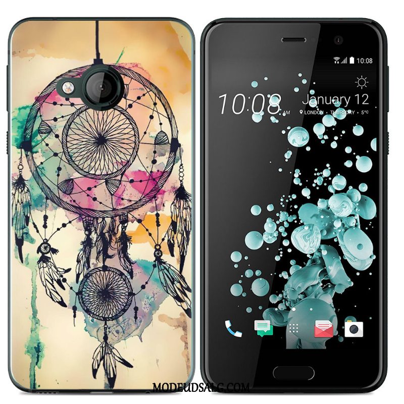 Htc U Play Etui Farve Malet Silikone Blød Cover