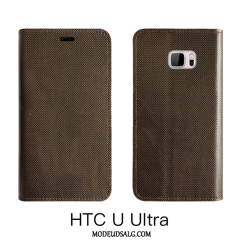 Htc U Ultra Etui / Cover Beskyttelse Læder Silke Alt Inklusive