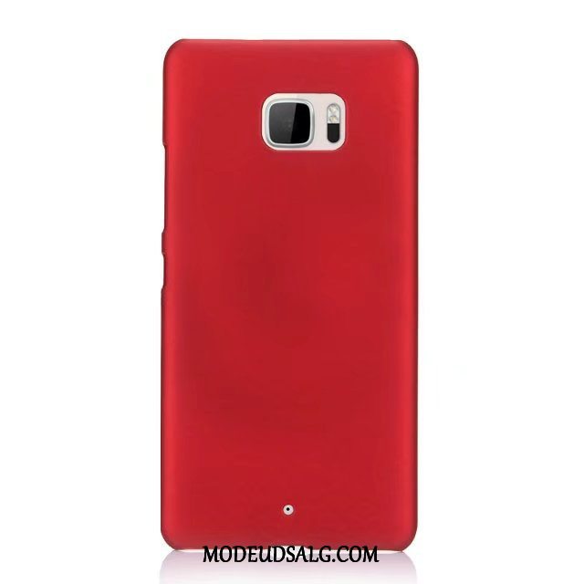 Htc U Ultra Etui / Cover Rød Beskyttelse Nubuck