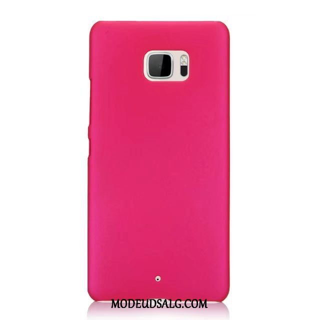 Htc U Ultra Etui / Cover Rød Beskyttelse Nubuck