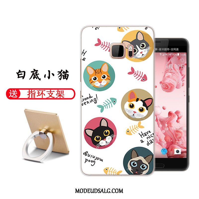 Htc U Ultra Etui Smuk Cartoon Kat Hård Cover