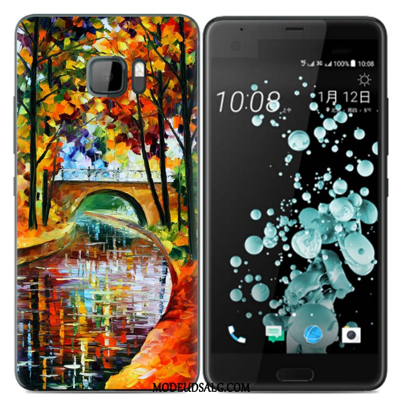 Htc U Ultra Etui Trend Mode Blød Gul Cover