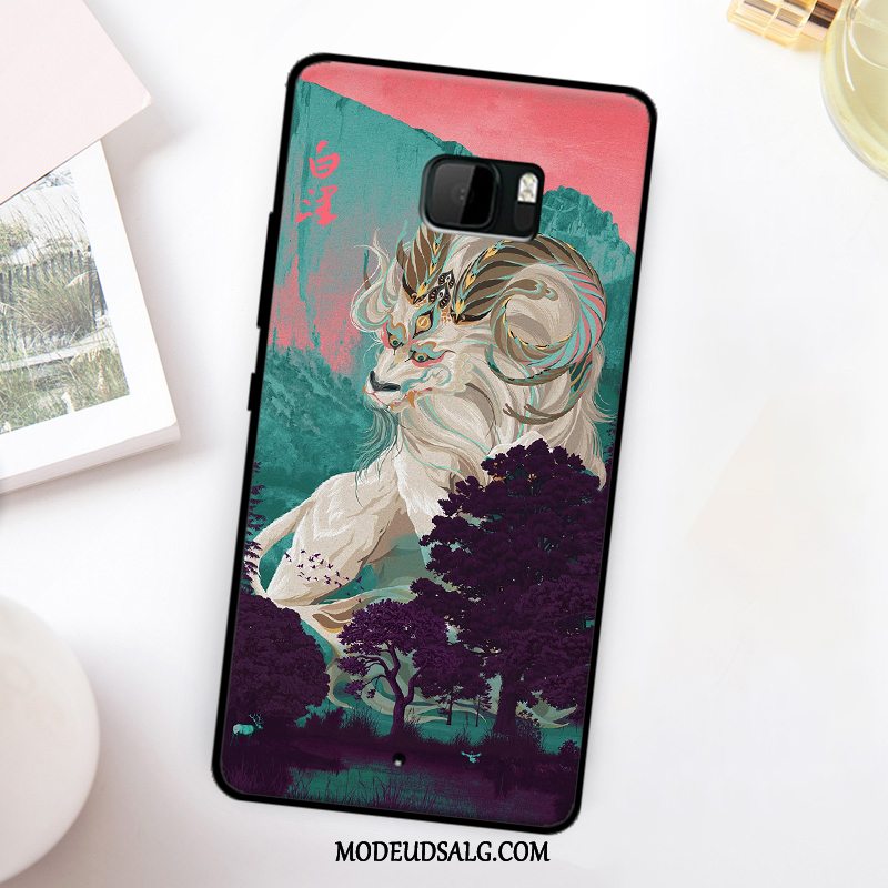 Htc U Ultra Etui Trendy Kinesisk Stil Kunst Beskyttelse Blød