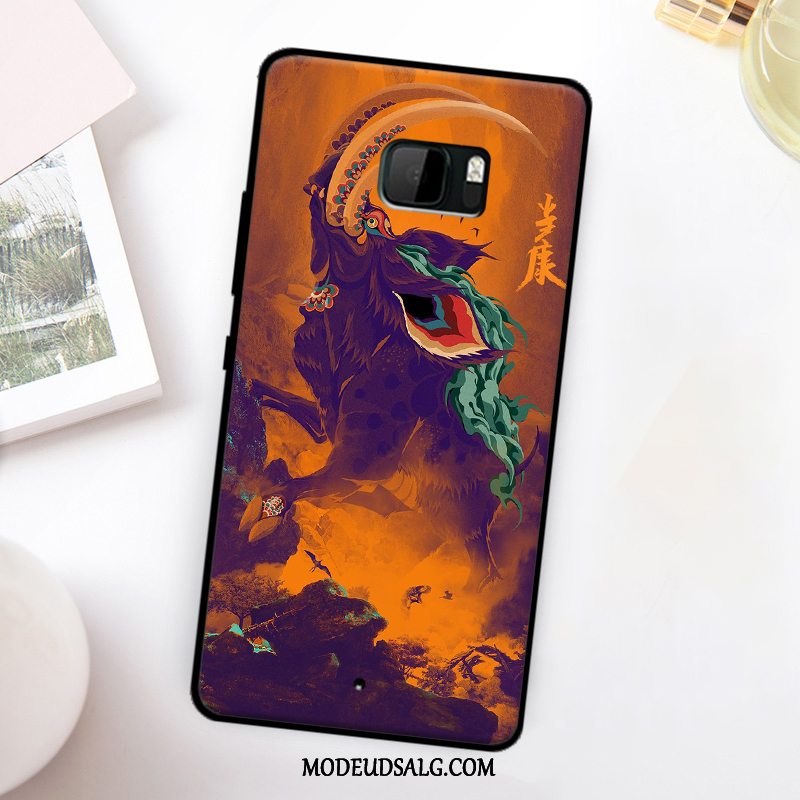 Htc U Ultra Etui Trendy Kinesisk Stil Kunst Beskyttelse Blød