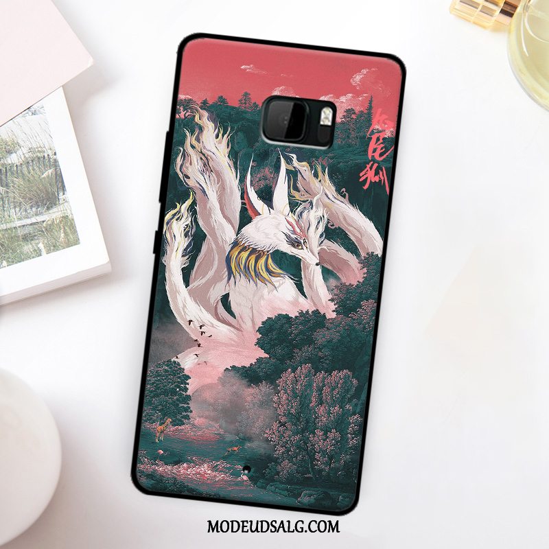 Htc U Ultra Etui Trendy Kinesisk Stil Kunst Beskyttelse Blød