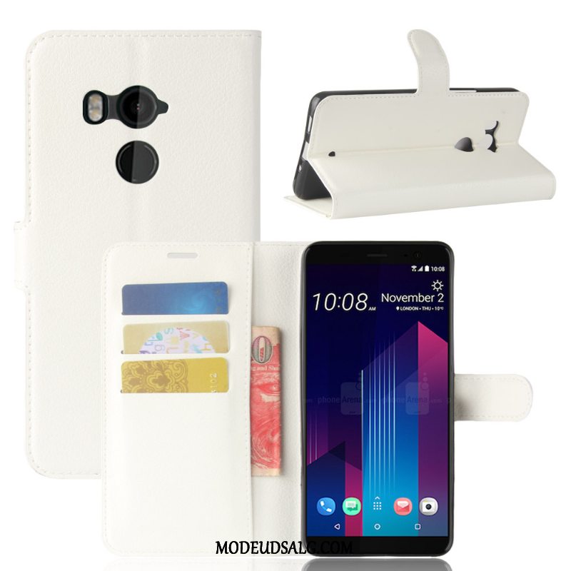 Htc U11+ Etui Alt Inklusive Rød Support Folio Kort