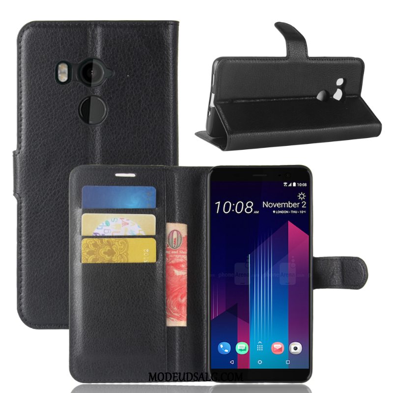 Htc U11+ Etui Alt Inklusive Rød Support Folio Kort