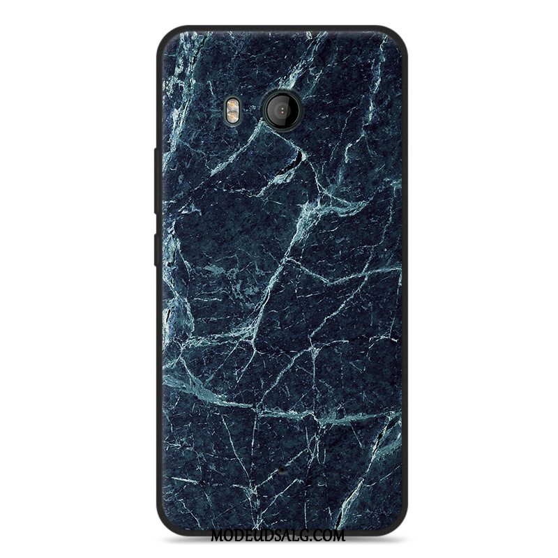 Htc U11 Etui Beskyttelse Sort Malet Vintage Anti-fald