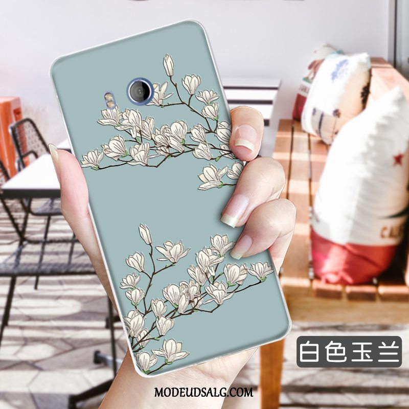 Htc U11 Etui Blomster Anti-fald Cover Trend Ny