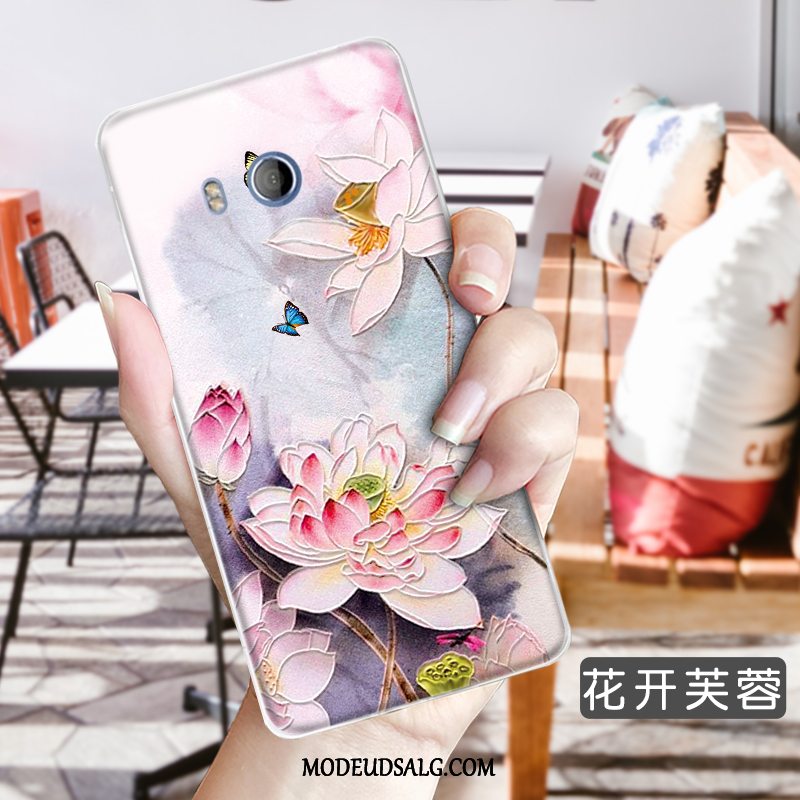 Htc U11 Etui Blomster Anti-fald Cover Trend Ny