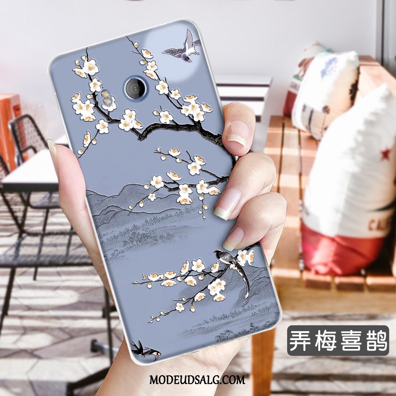 Htc U11 Etui Blomster Anti-fald Cover Trend Ny