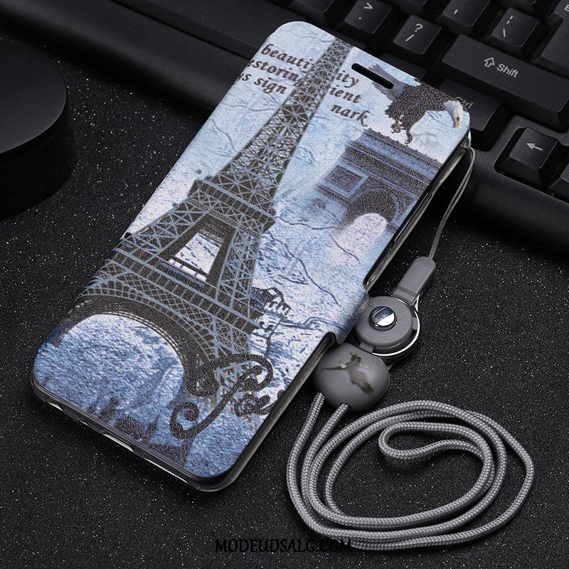 Htc U11 Life Etui Cover Folio Lilla Blød Lædertaske