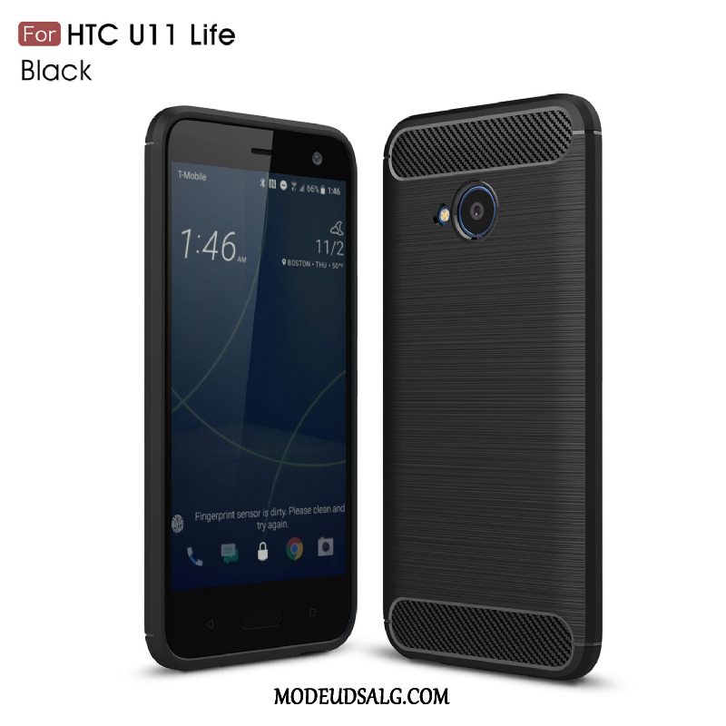 Htc U11 Life Etui / Cover Mønster Beskyttelse Læder Sort