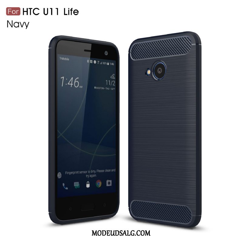 Htc U11 Life Etui / Cover Mønster Beskyttelse Læder Sort