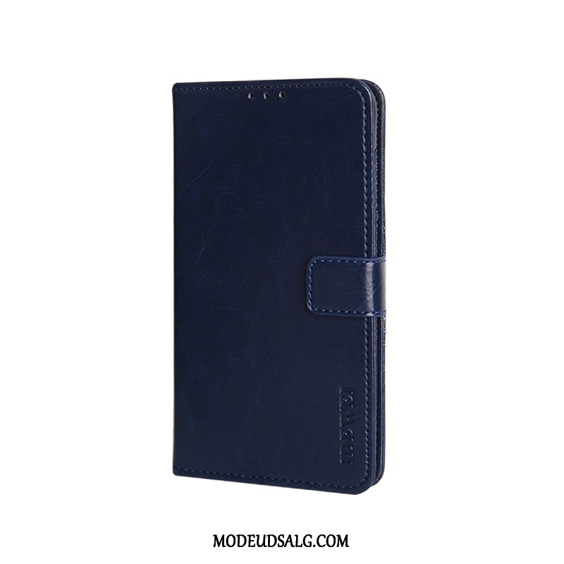 Htc U11 Life Etui Folio Tegnebog Cover Lædertaske Rød