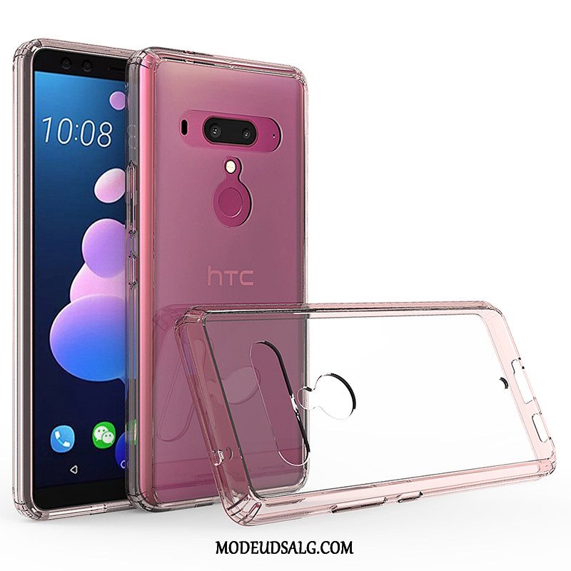 Htc U12+ Etui Anti-fald Blød Beskyttelse Cover Gennemsigtig