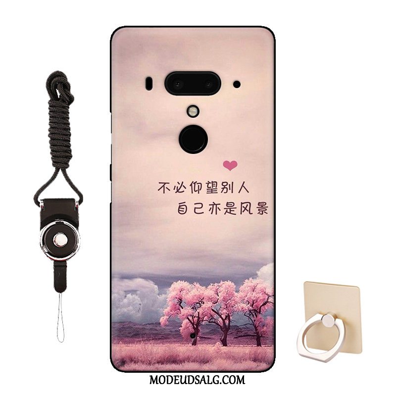 Htc U12+ Etui Cartoon Cover Lyserød Af Personlighed Kreativ