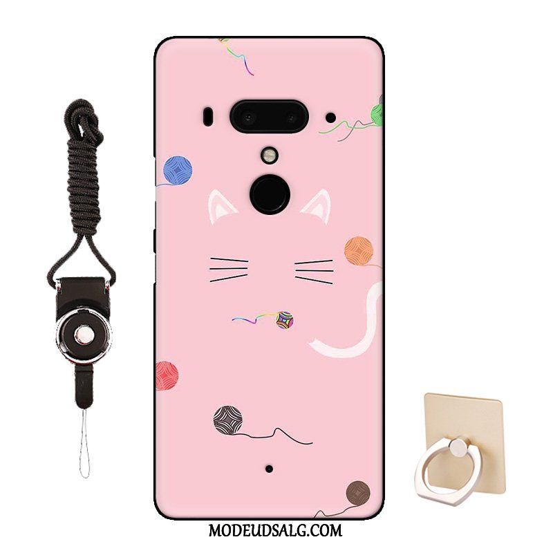 Htc U12+ Etui Cartoon Cover Lyserød Af Personlighed Kreativ