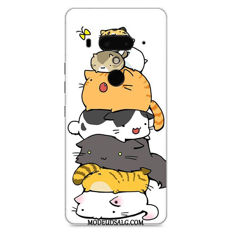 Htc U12+ Etui Cover Hård Beskyttelse Lyserød Cartoon