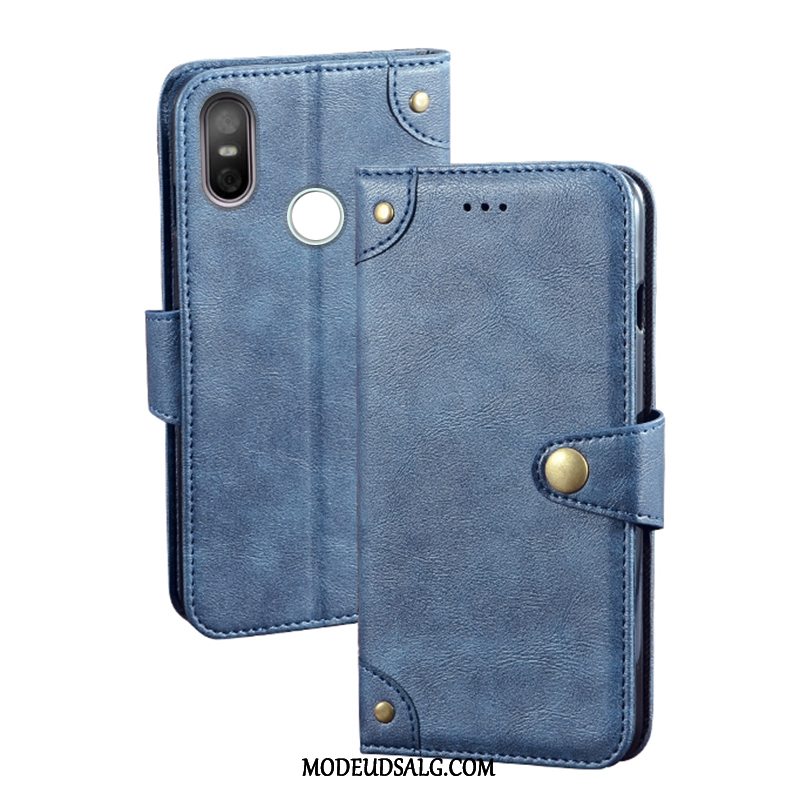 Htc U12 Life Etui Cover Tegnebog Trend Lædertaske Rød