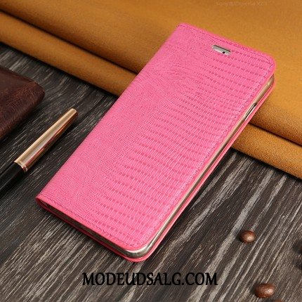 Htc U12 Life Etui / Cover Ægte Læder Folio Beskyttelse Kort High End