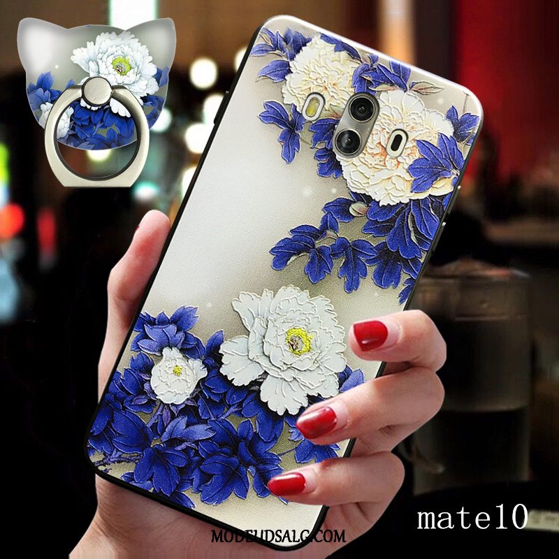 Huawei Mate 10 Etui Cover Hængende Ornamenter Silikone Kreativ Ring