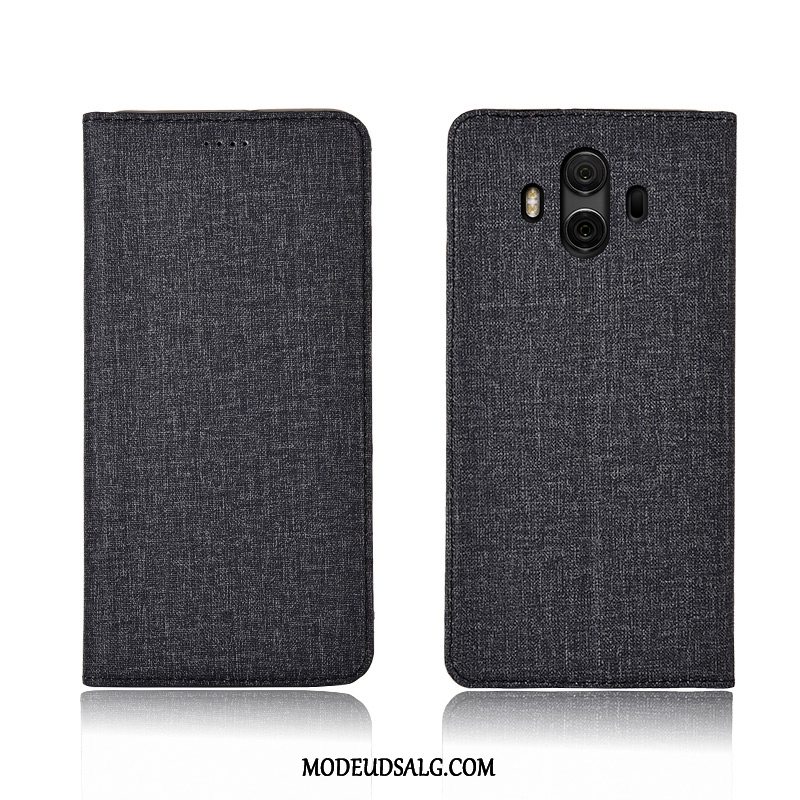 Huawei Mate 10 Etui / Cover Lædertaske Bomuld Og Linned Anti-fald Ny