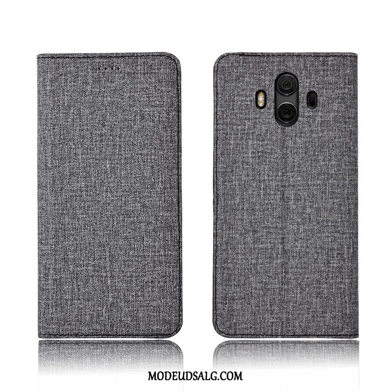 Huawei Mate 10 Etui / Cover Lædertaske Bomuld Og Linned Anti-fald Ny