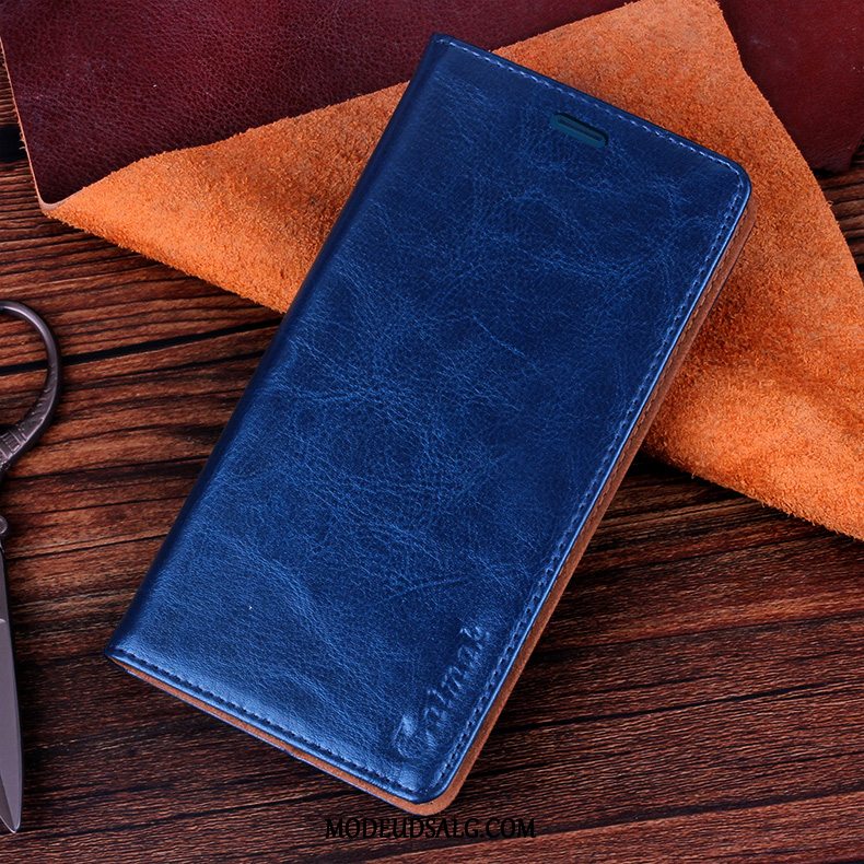 Huawei Mate 10 Etui / Cover Lædertaske Lilla Silikone Alt Inklusive