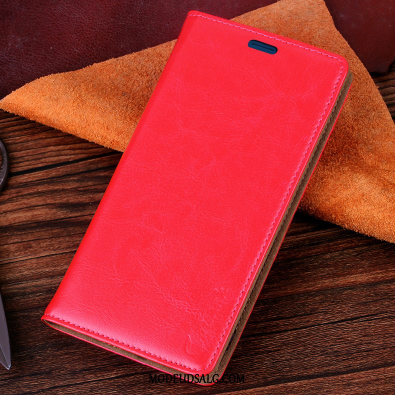 Huawei Mate 10 Etui / Cover Lædertaske Lilla Silikone Alt Inklusive