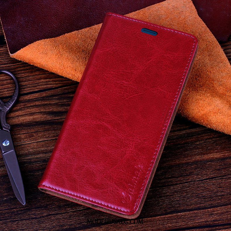 Huawei Mate 10 Etui / Cover Lædertaske Lilla Silikone Alt Inklusive