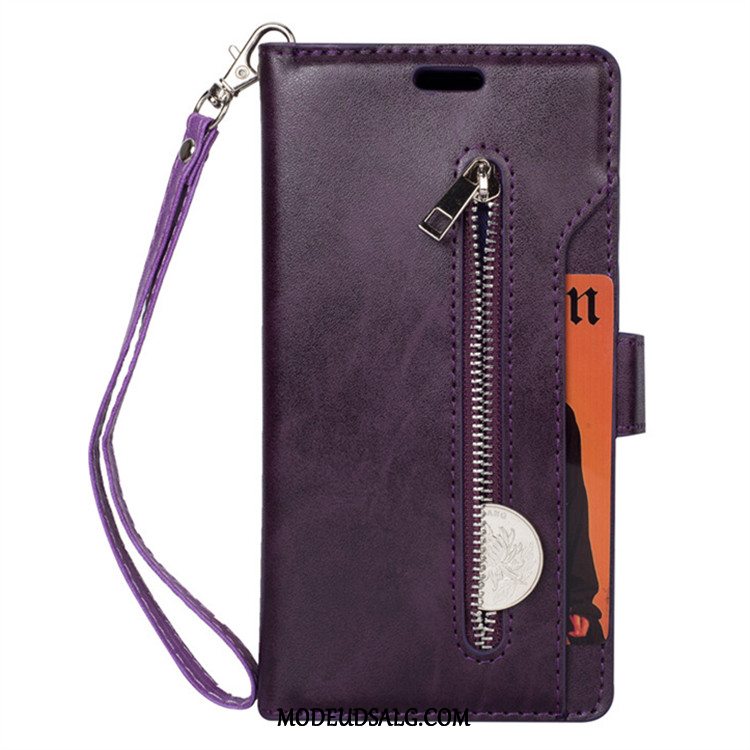 Huawei Mate 10 Etui / Cover Rød Tegnebog Folio Korttaske Hængende Ornamenter