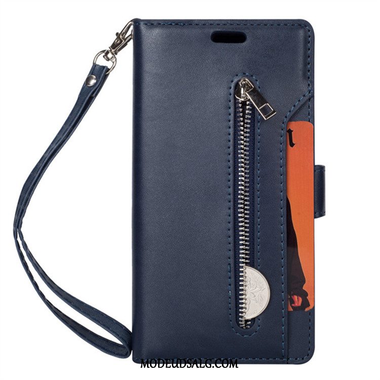 Huawei Mate 10 Etui / Cover Rød Tegnebog Folio Korttaske Hængende Ornamenter