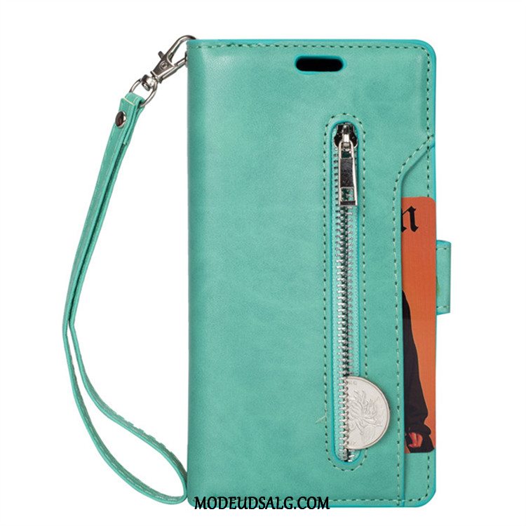 Huawei Mate 10 Etui / Cover Rød Tegnebog Folio Korttaske Hængende Ornamenter