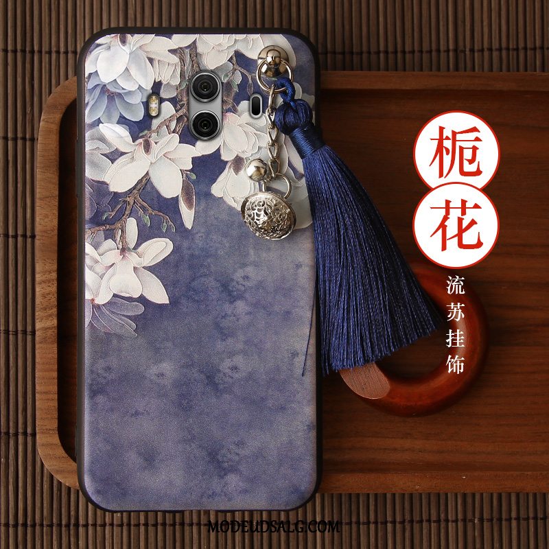 Huawei Mate 10 Etui Tassel Rød Af Personlighed Vintage Kreativ