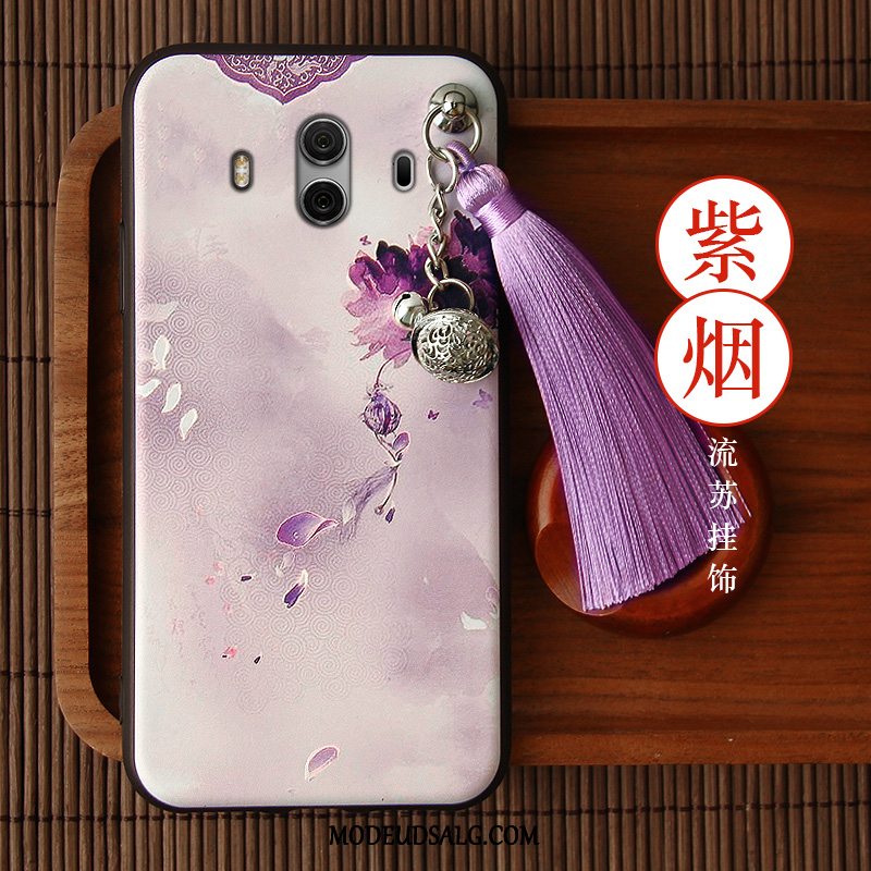 Huawei Mate 10 Etui Tassel Rød Af Personlighed Vintage Kreativ