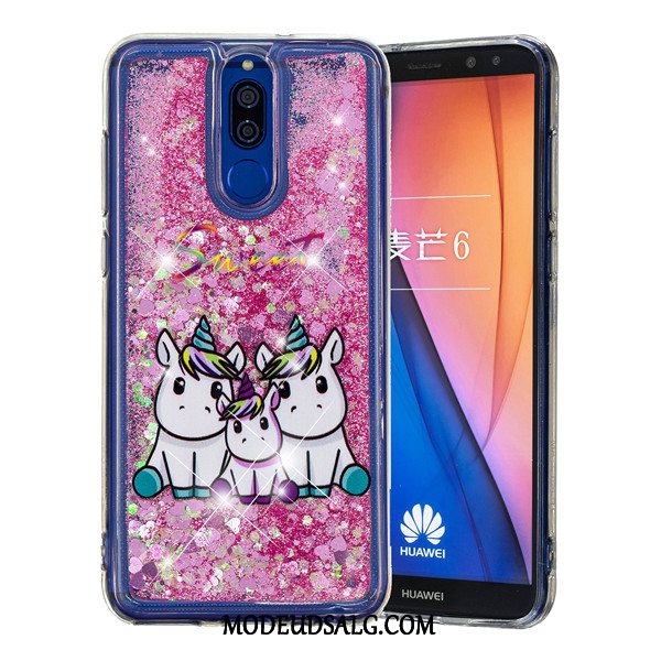 Huawei Mate 10 Lite Etui Beskyttelse Cover Quicksand Lyserød Anti-fald