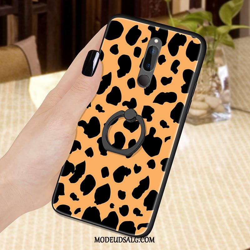 Huawei Mate 10 Lite Etui / Cover Leopard Net Red Silikone Ring Af Personlighed