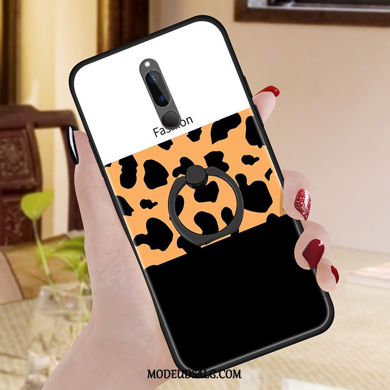 Huawei Mate 10 Lite Etui / Cover Leopard Net Red Silikone Ring Af Personlighed