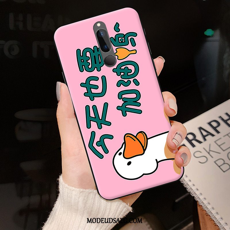 Huawei Mate 10 Lite Etui / Cover Ny Smuk Cartoon Rød Silikone