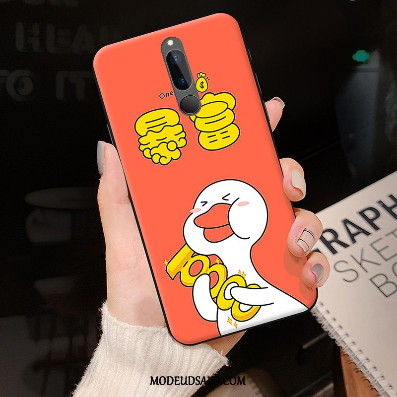 Huawei Mate 10 Lite Etui / Cover Ny Smuk Cartoon Rød Silikone