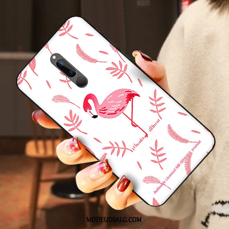 Huawei Mate 10 Lite Etui Hvid Net Red Cartoon Nubuck Trendy