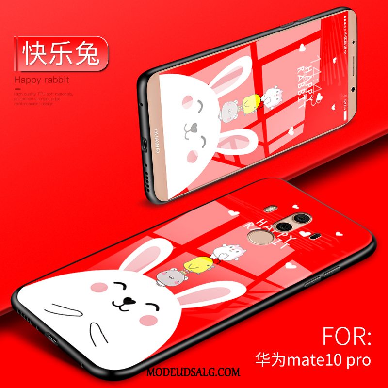 Huawei Mate 10 Pro Etui Af Personlighed Rød Cartoon Kreativ Smuk