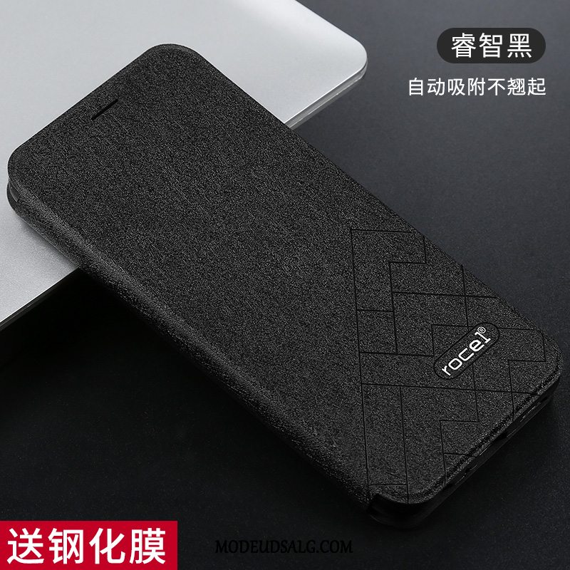 Huawei Mate 10 Pro Etui / Cover Anti-fald Rød Hemming Folio Simple