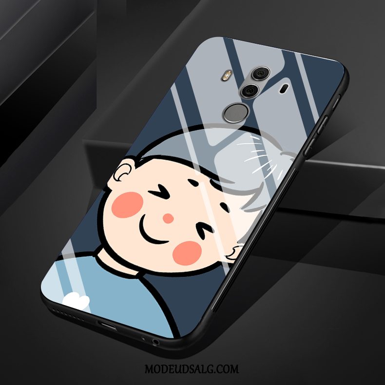 Huawei Mate 10 Pro Etui / Cover Blå Cartoon Kreativ Silikone