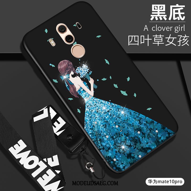 Huawei Mate 10 Pro Etui Silikone Alt Inklusive Blød Cover Sort