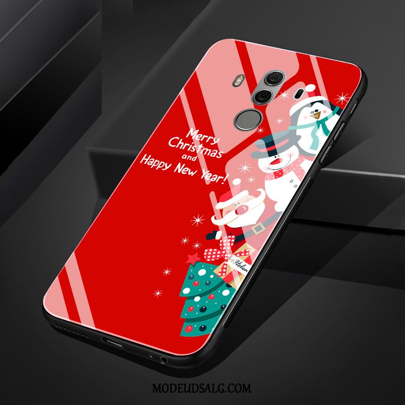 Huawei Mate 10 Pro Etui Spejl Rød Elskeren Cartoon Jul