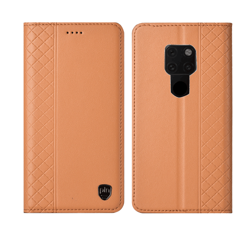 Huawei Mate 20 Etui Beskyttelse Cover Alt Inklusive Lædertaske Gul