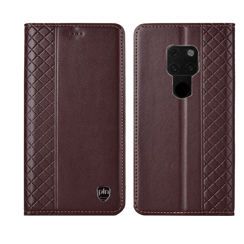 Huawei Mate 20 Etui Beskyttelse Cover Alt Inklusive Lædertaske Gul